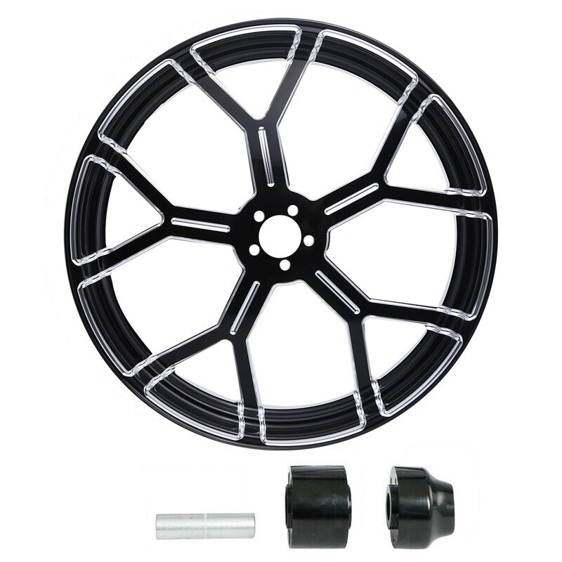21" Front Wheel Rim Single Disc Hub Fit For Harley Road Street Glide ABS 97-2021