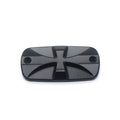 Black Cross Front Brake Fluid Cap For Yamaha Kawasaki Honda Suzuki Cruisers