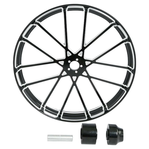 30" x3.5" CNC Front Wheel Rim Hub Single Disc Fit For Harley Road King 1997-2021