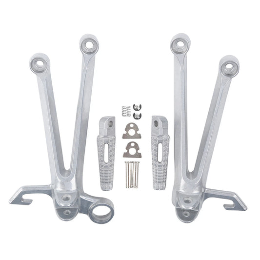 Rear Passenger Foot Peg Footrest Bracket Set Fit For Suzuki Gsxr 1000 2005-2006