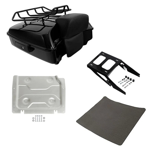 Chopped Trunk Backrest Rack Mount Plate Fit For Harley Sport Glide Flsb 18-2021
