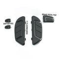 Black Footboard Brake Pedal Shifter Pegs Fit For Harley Road King Glide 1986-24