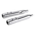 4" Slip-On Straight Mufflers Exhausts Fit For Harley Touring Road Glide 2017-24