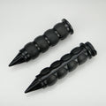 1 inch Black Handlebar Handle Grips For Honda Yamaha Suzuki Kawasaki Triumph