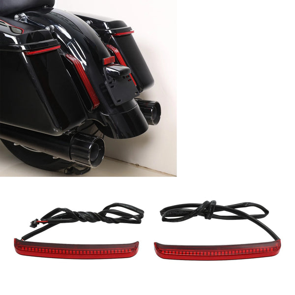 LED Saddlebag Light Run Brake Turn Signal Fit For Harley Touring Road King 14-24