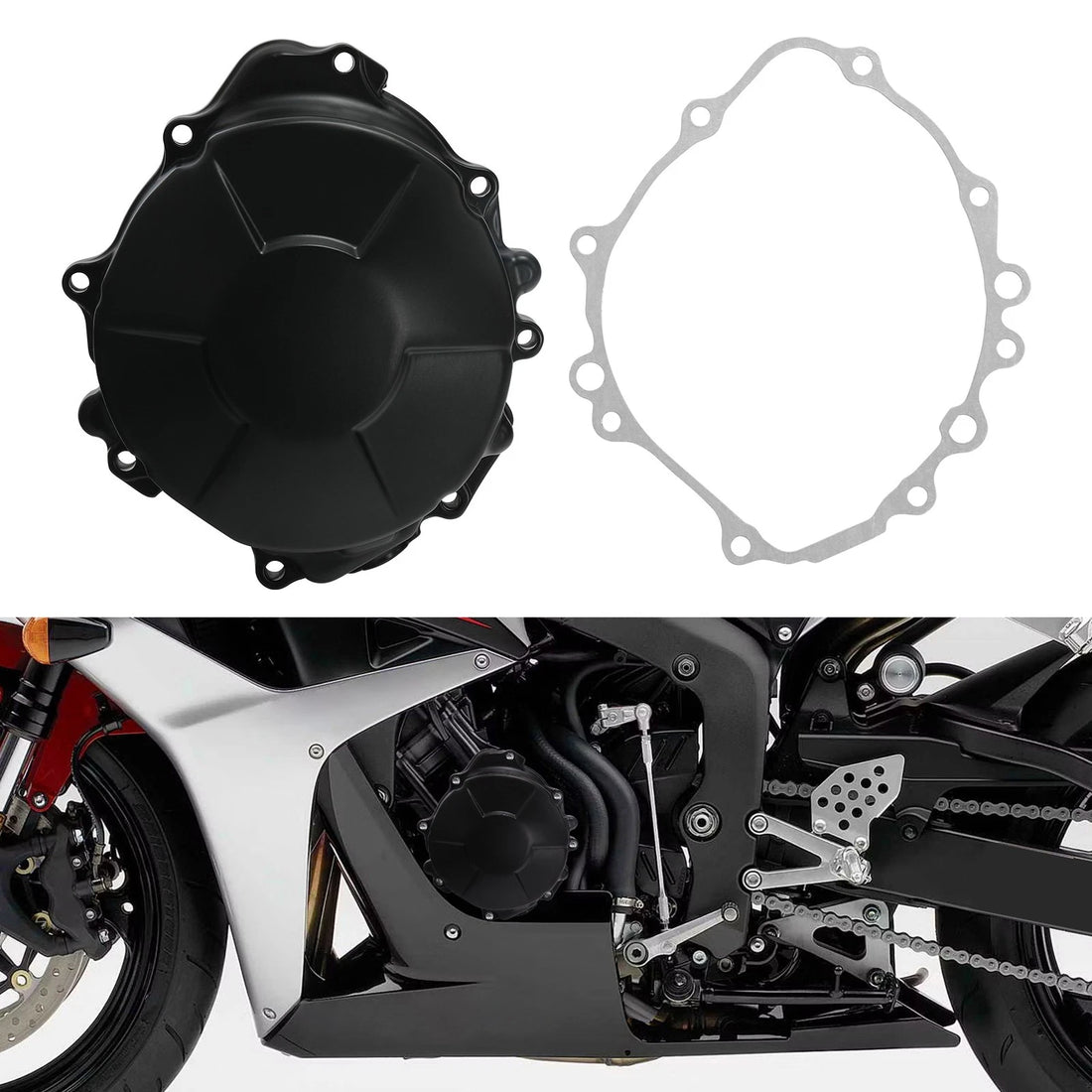 Left Engine Stator Cover Crank Case Fit For Honda CBR600RR 2007-2025