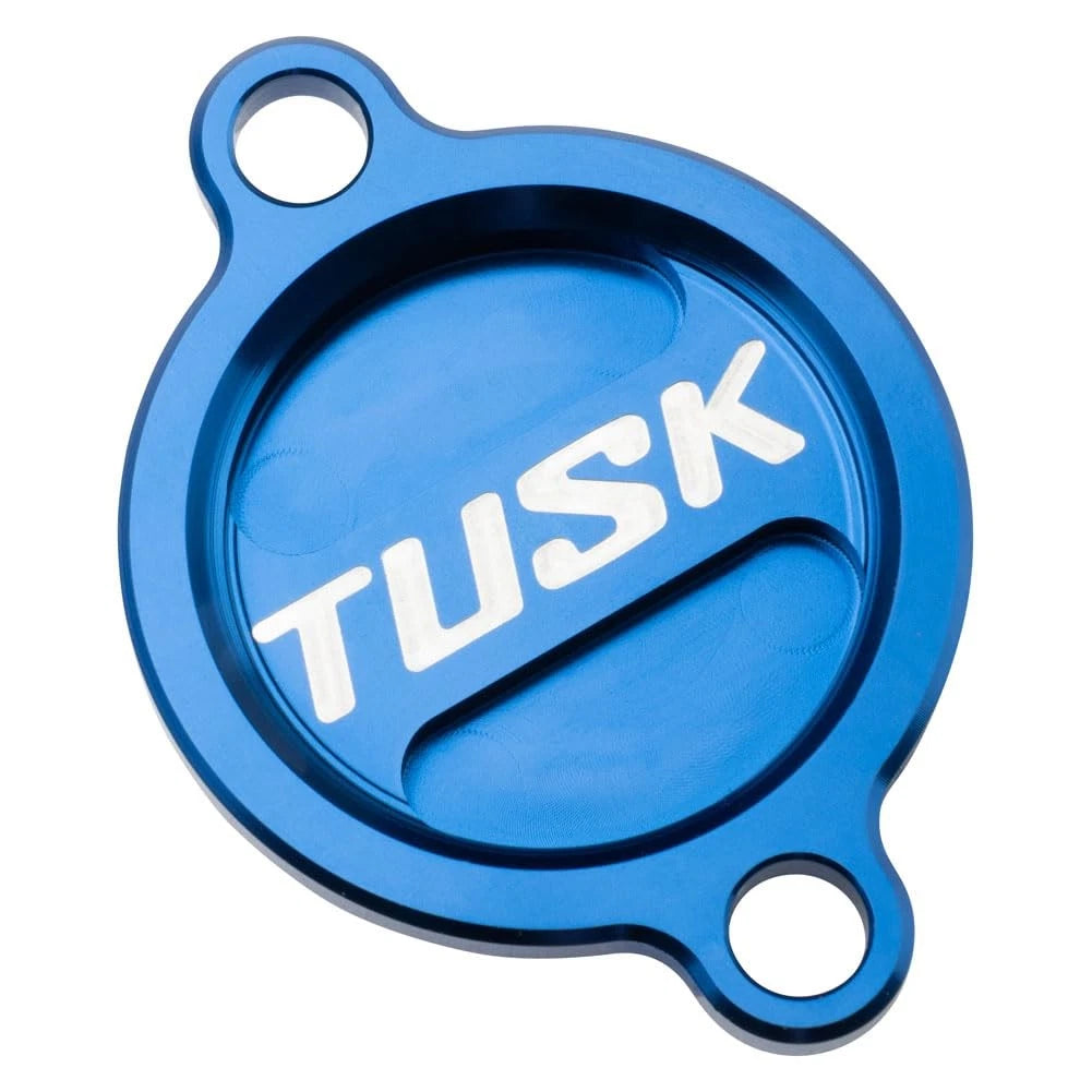 Tusk Aluminum Oil Filter Cover Blue For KTM 350 XC-F 2011-2023