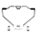 Mustache Engine Guard Bar Bracket Mount Fit For Harley Low Rider ST 22-25 Chrome