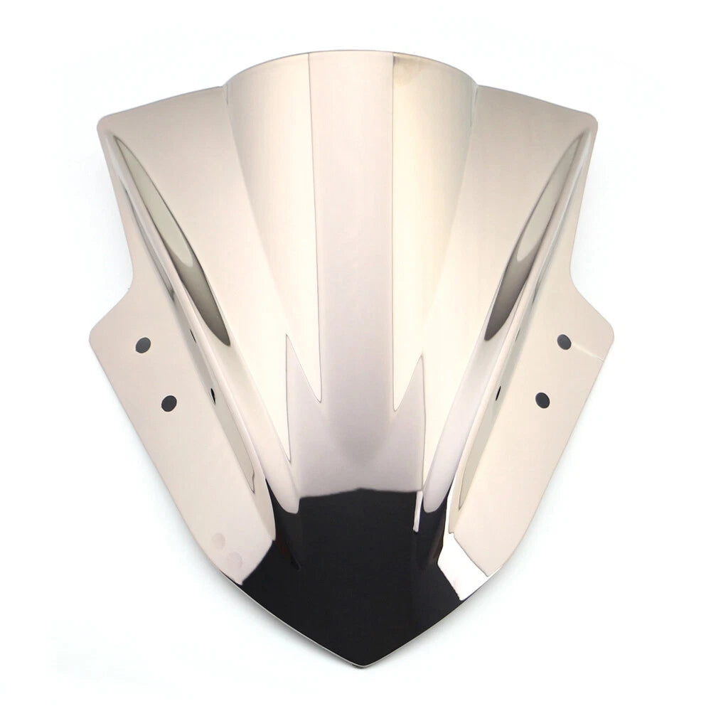 Motorcycle Windshield Windscreen For Kawasaki Ninja300 EX300 2013-2017 Chrome