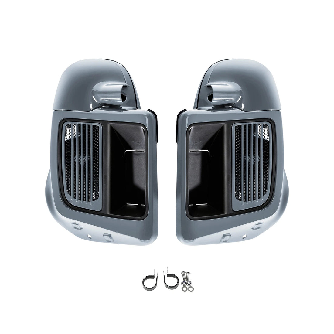 Lower Vented Fairings Fit For Harley Water-Cooled Road Glide 14-Up Gunship Gray