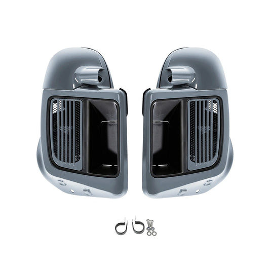 Lower Vented Fairings Fit For Harley Water-Cooled Road Glide 14-Up Gunship Gray