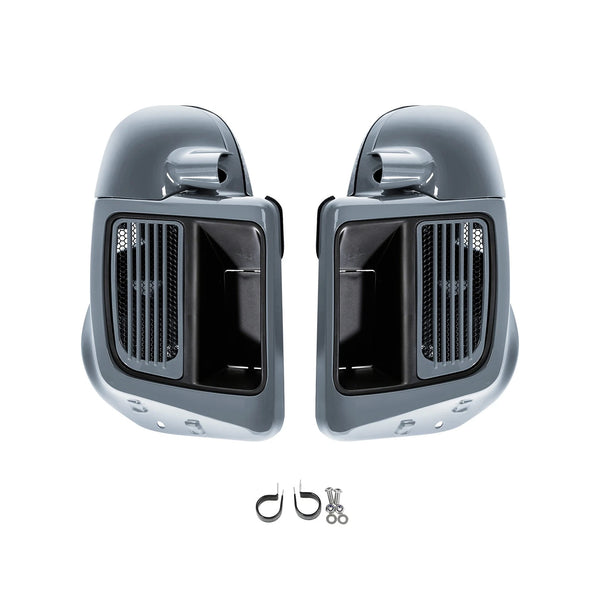 Lower Vented Fairings Fit For Harley Water-Cooled Road Glide 14-Up Gunship Gray