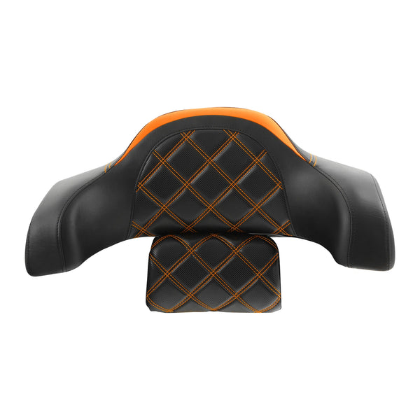 Black Rear Trunk Backrest Pad Fit For Indian Roadmaster Chieftain 2014-2023