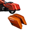 4" Extended Saddlebags Fit For Harley Road Glide 2014-2023 Scorched Orange