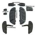 Floorboard Foot Board Brake Shifter Foot Peg Fir For Harley Road Glide 1993-2025