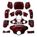 Fairing Bodywork Kit Fit For Harley Electra Glide 2014-24 Mysterious Red Sunglo