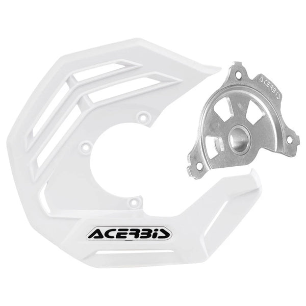 Acerbis X-Future Front Disc Cover with Mounting Kit White For GASGAS EX 250F