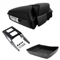 Matte Chopped Trunk Backrest Mount Rack Fit For Harley Sport Glide 2018-21