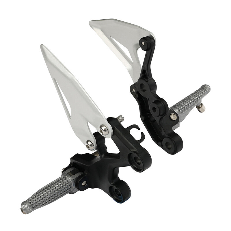 Driver Rider Footpegs Pegs Bracket Fit For Kawasaki Ninja 400 2018-24 Z400 19-24