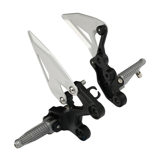 Driver Rider Footpegs Pegs Bracket Fit For Kawasaki Ninja 400 2018-24 Z400 19-24