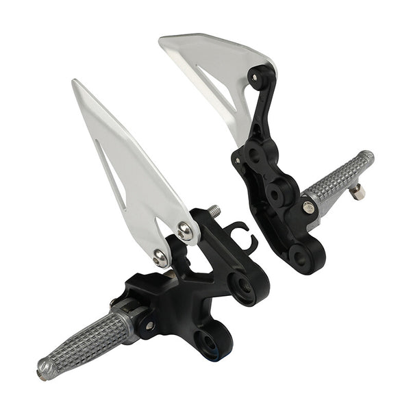 Driver Rider Footpegs Pegs Bracket Fit For Kawasaki Ninja 400 2018-24 Z400 19-24