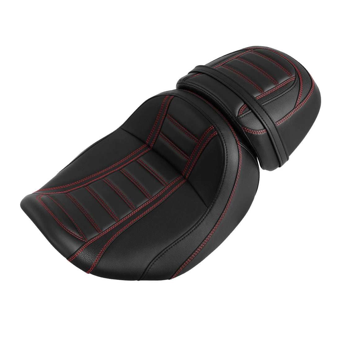 Fit For Harley 2024-2026 Cvo Road Glide Solo Seat & Pillion Red Stitch