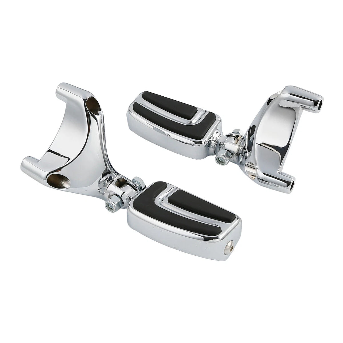 Chrome Footpeg Mount Foot Pegs Fit For Harley Sportster XL 883 1200 2004-2013 US