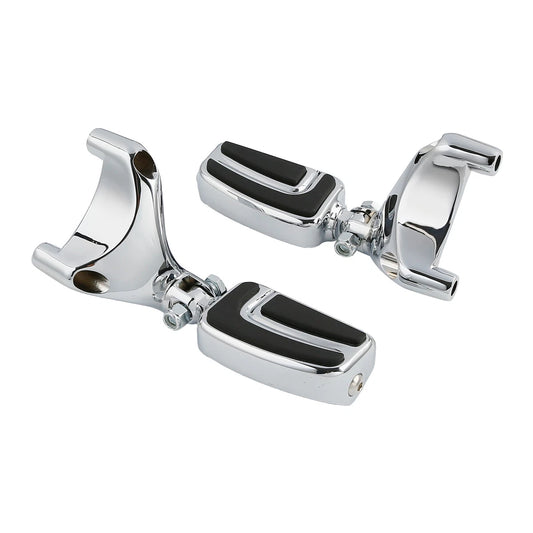 Chrome Footpeg Mount Foot Pegs Fit For Harley Sportster XL 883 1200 2004-2013 US