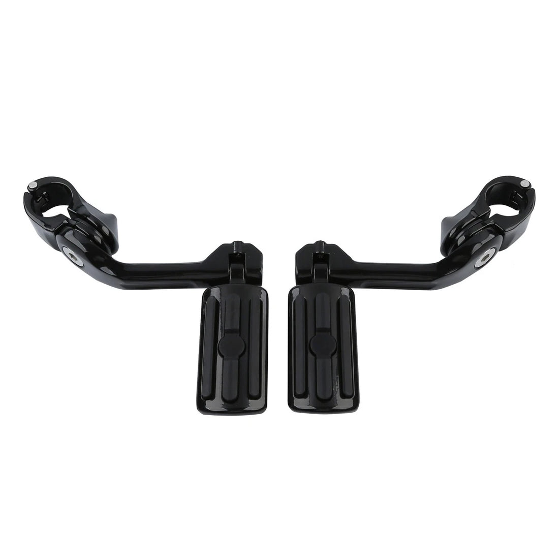 1 1/4" Highway Long Mount Foot Pegs For Harley Davidson Touring Engine Guards