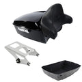 King Trunk Backrest Mounting Rack Fit For Harley Touring Road Street Glide 14-26