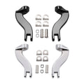 Passenger Footpeg Mount Kit Fit For Harley Touring Flht 1993-2025 Black/Chrome