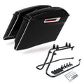 Hard Saddle Bag 6x9 Speaker Lids Bracket Kit Fit For Harley Softail Fatboy 84-17
