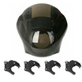 Quarter Headlight Fairing Windshield w/ 49mm Fork Clamp Fit For Harley Sportster