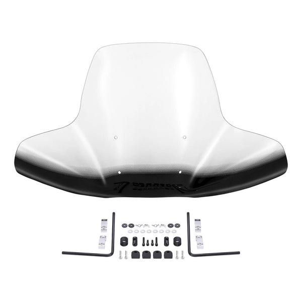 2-Tone Large Windshield For Kawasaki VN 500 750 800 900 1500 1600 1700 Vulcan US