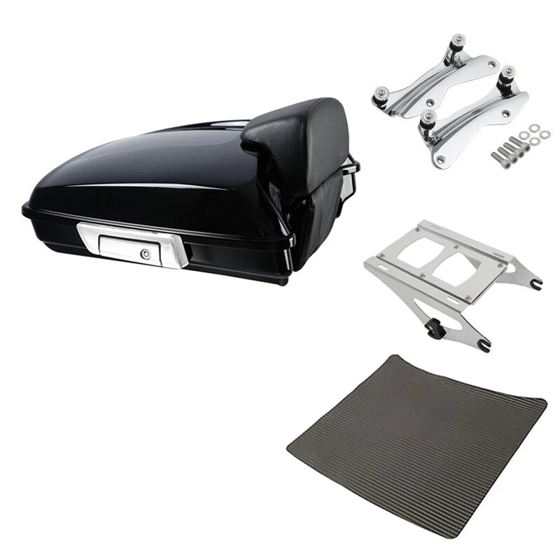 Razor Trunk Backrest Mounting Rack Docking Kit Fit For Harley Touring Flht 14-26