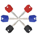 6pcs Chipless motorcycle blank key For Kawasaki NINJA ZX-6R ZX-10R ZX-12R