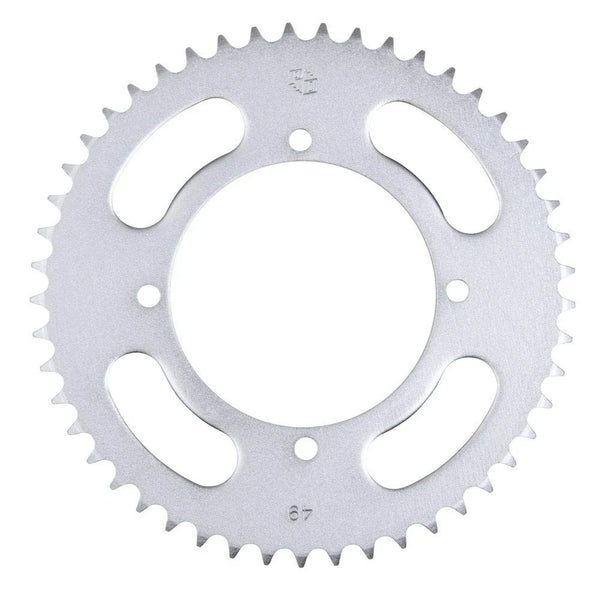 Primary Drive Rear Steel Sprocket 49 Tooth Silver For Kawasaki KX85 2001-2023