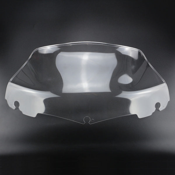 9" Wave Windshield Windscreen For Harley Touring Electra Street Glide 14-21 Clea