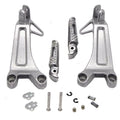 Honda CBR600RR F5 Silver Rear Passenger Foot Pegs Bracket Fit For 2003-2004