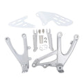 Driver Footpegs Pegs Bracket Fit For Yamaha Yzf R1 YZFR1 YZF-R1 2007-2008 07 08