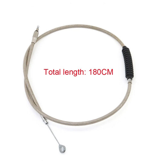 180 cm 71" Steel Clutch Cable Silver Fits Harley Sportster 1200 XL1200 1988-2020