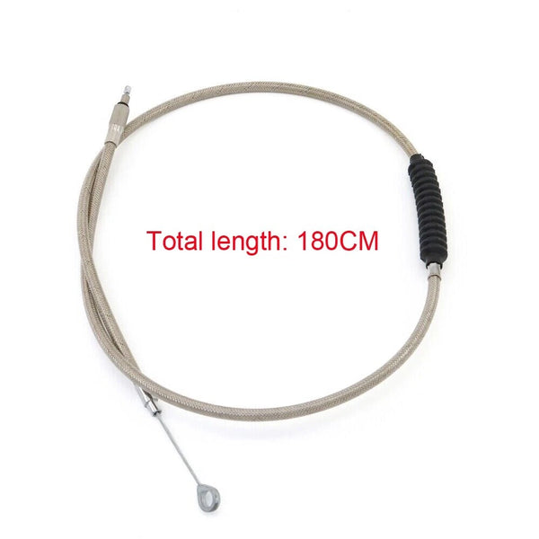 180 cm 71" Steel Clutch Cable Silver Fits Harley Sportster 1200 XL1200 1988-2020
