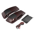 6x9" Saddlebag Speaker Lids Fit For Harley Road King Glide 14-24 Twisted Cherry