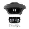 Matte Inne & Outer Fairing LED Headlight Fit For Harley Road Glide 1998-2013 12