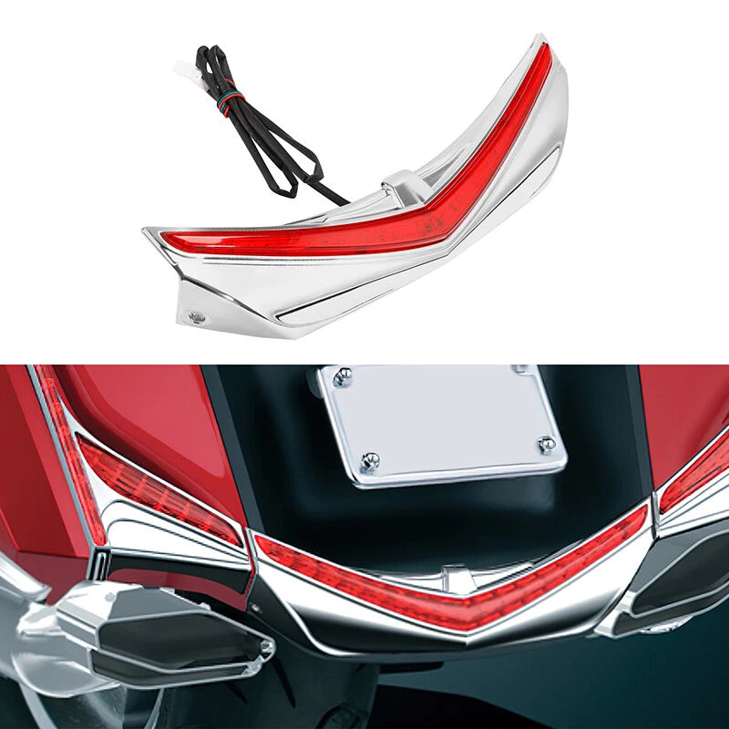 Rear Fender Tip & LED Run Brake Accent Fit For Honda Goldwing GL1800 & F6B 13-17