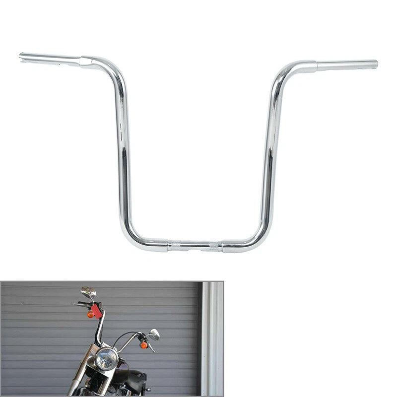 18" Rise Ape Hanger Handlebar Fit For Harley Softail Flst Fxst Sportster XL883