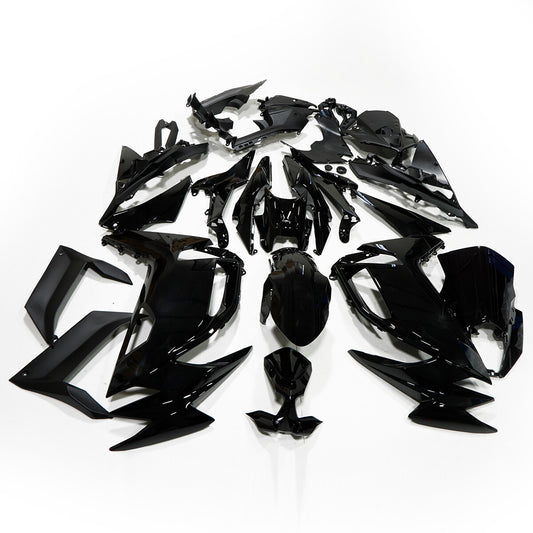 Glossy Black Fairing Kit For Kawasaki Ninja 650 2020-2026 EX650 ABS Injection