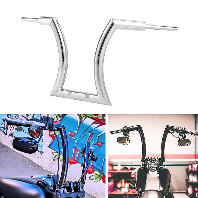 18" Rise 2" Ape Hanger Handlebar Fit For Harley Softail Sportster XL1200 XL883