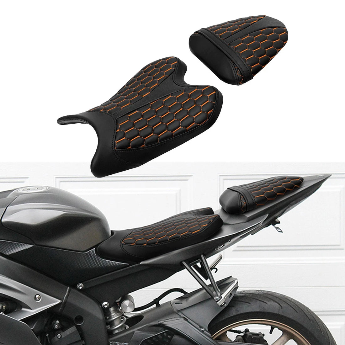 Rider Driver Passenger Seat Fit For Yamaha Yzf R6 2008-2016