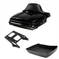 Chopped Trunk Backrest LED Light Mount Fit For Harley Electra Road Glide 2014-26
